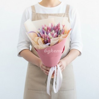 Букет из фалариса и пшеницы