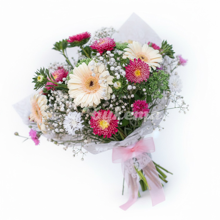 Букет из астр и гербер