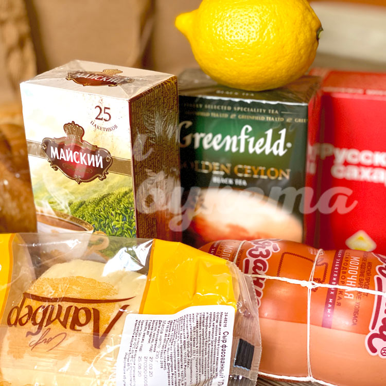 Набор «Бутерброды к чаю» (вблизи)